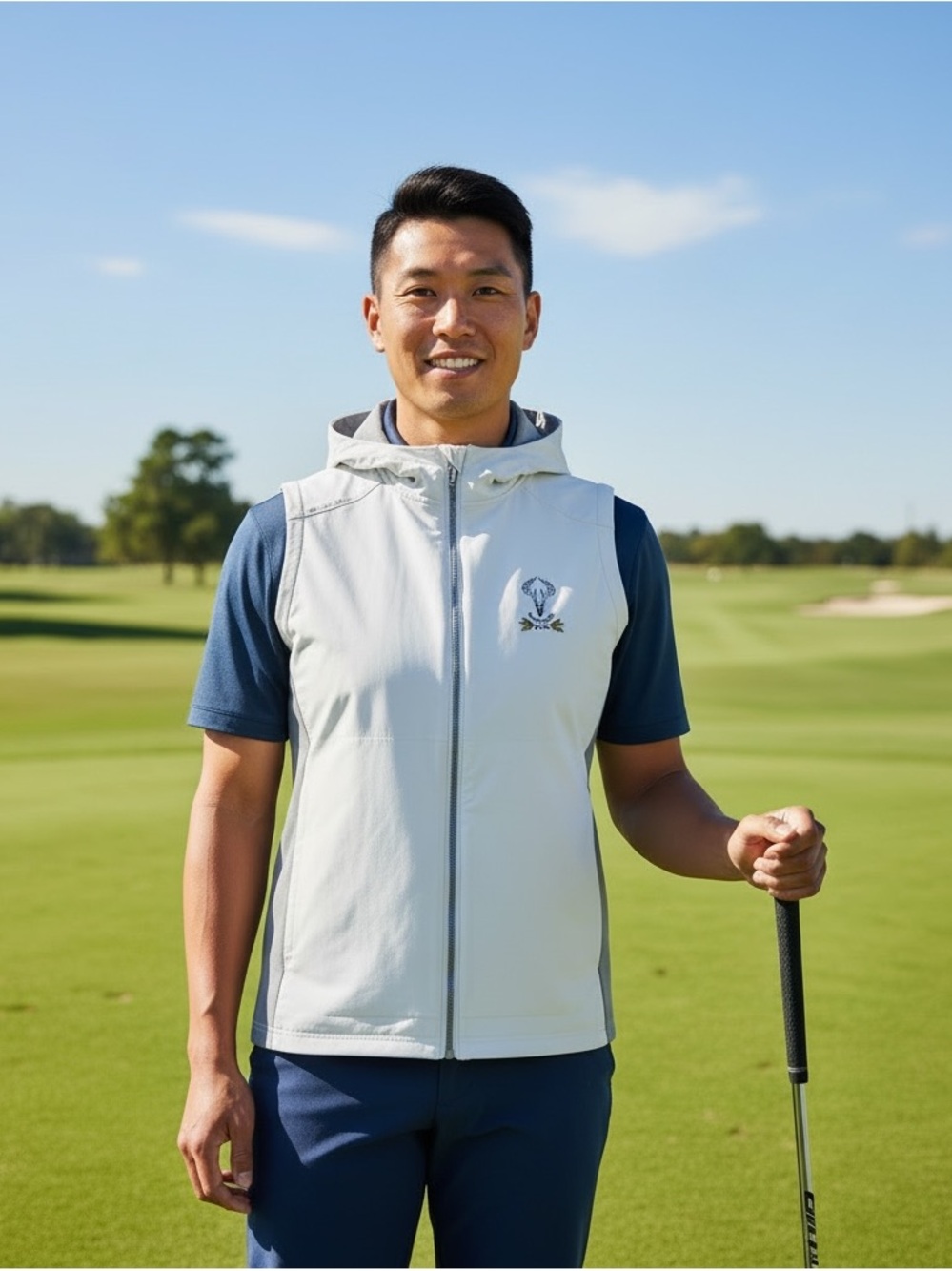 Zero Restriction Tobacco Road Hoodie Golf Vest Size Medium